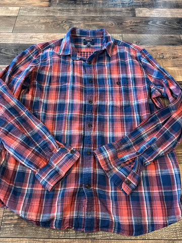 George Blue coral plaid Men's - L