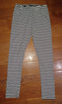 Place Black White Stripe Leggings 14