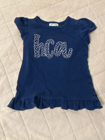 BB Boutique BB HCA shortsleeved ruffle shirt 4T/4