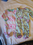Garanimals 2 Newborn Onesies 0-3 Months