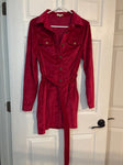 Andree Deep pink velvet dress Women's - M