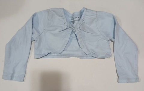 Faded Glory Lt Blue Crop Sweater 24 Months