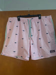 Vineyard Vines Pink and white swim trunks, like new condition! Men's - XXL