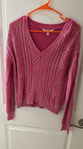 No Boundaries Pink wash sweater Women's - M