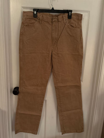 Wangler Jeans 36x32 khaki colored 36