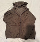 Zeagoo Brown lightweight zip up jacket Women's XL 16