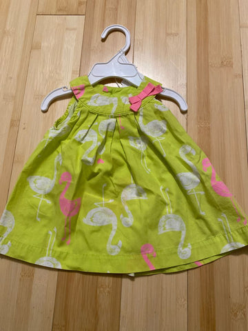 Carters Girls sun dress 3 months flamingo 3-6 Months