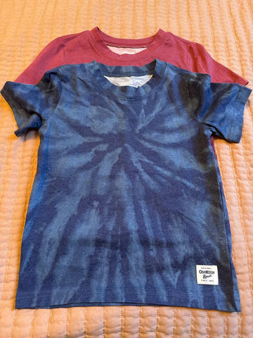 Oshkosh Blue and burgundy tshirts 3T/3