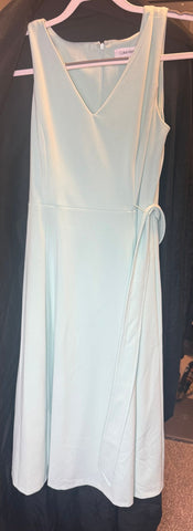 Calvin Klein Easter style sky blue dress - EUC - very tiny spot on front Women's 6