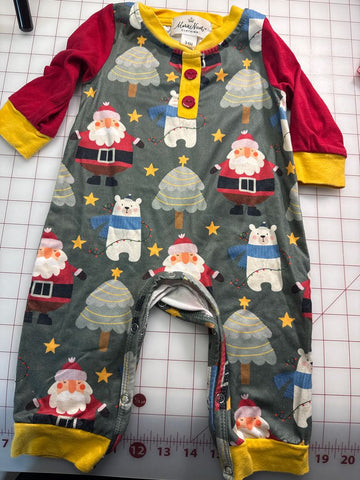 Marie Nicole Christmas One Piece 3-6 Months
