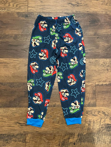 Super Mario navy pajama pants 8