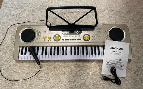Big fun Electronic keyboard with microphone Tech