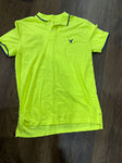 American Eagle outfitters AE polo top slim fit bright yellow green Men's - M