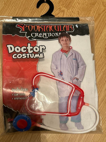 Spooktacular Creations Size 10/12 lab coat & stethoscope 10