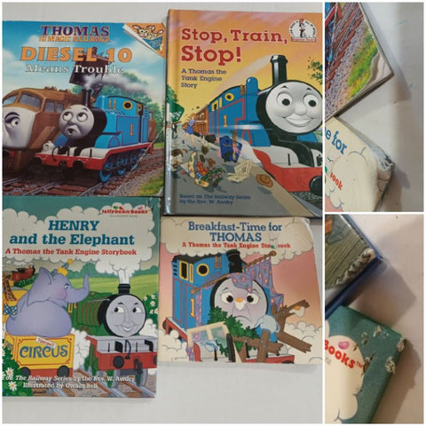 4 Thomas the Train Diesel 10, Stop Train, Henry & Elephant, etc. Rough corners Preschool (3-5 yrs)