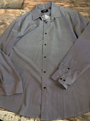 Jones Black white button up Men's - XL