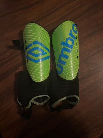 Soccer Umbro shin guards, youth x-large, good condition Ball Sports