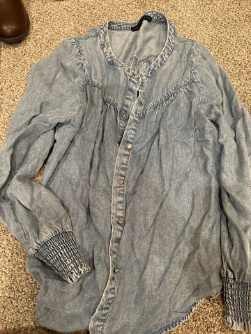 Jane delancey Blue Jean top Women's - M