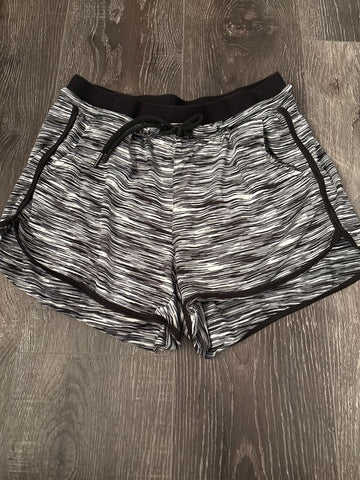Athletic Black and white soft shorts 14
