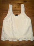Art Class Target L Cream knit heavy tank slight spot at bottom may wash out 10