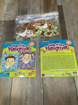 Make a Face Hangman magnetic pieces in bag, faces are on back of 2 boards in photo Games