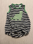 Jellybean Smocks 18M Navy Dinosaur Bubble 18 Months