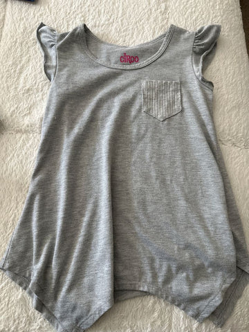 Circo Gray sparkle pocket tunic 5T/5