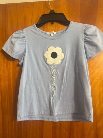 Tahari Light blue crop 12