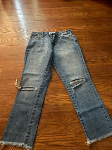 Jelly jeans Straight legged distressed size 9 Women's 8