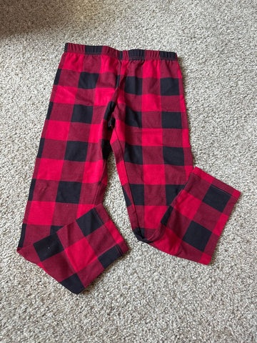 Children place Buffalo plaid leggings 5T/5