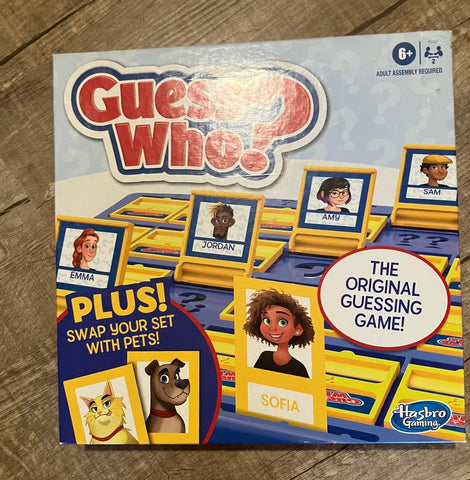 Guess who Missing people cards but has all animals Games