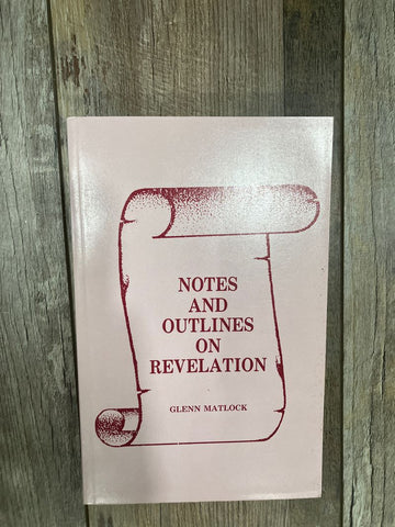 Notes and outlines on Revelation, Good condition, no markings Adult