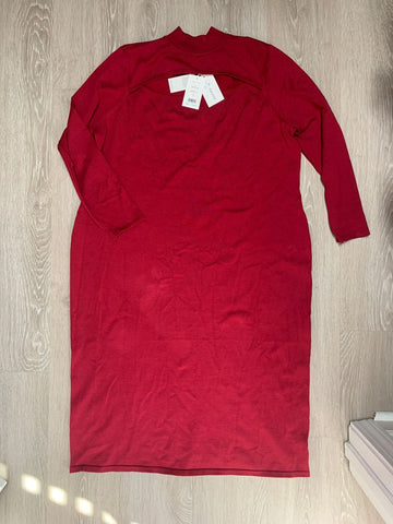 Blue orchid nwt Red sweater dress Women's XL 16