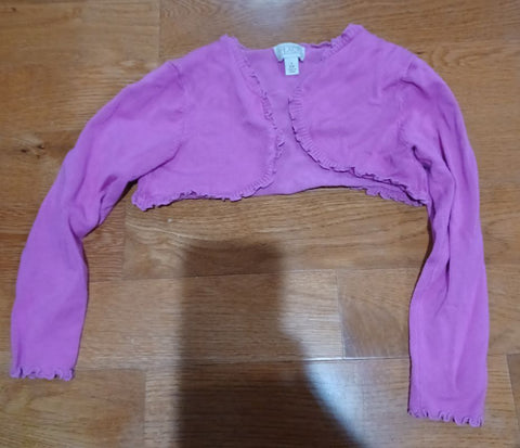 Children's Place sz 5-6 Orchid Shrug crop sweater 5T/5