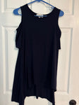 Simply Southern Navy shoulder cutout Women's - S