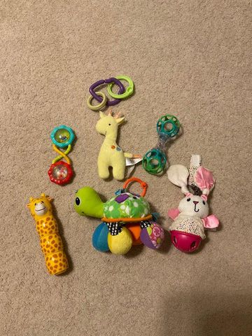 Variety Several various infant rattles and toys Infant (0-2 yrs)