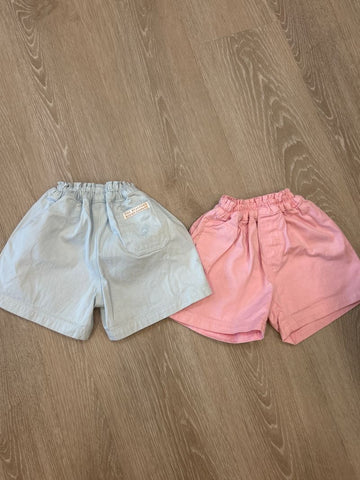 Beaufort Bonnet shorts Runs small imo, light stains on blue pair, elastic added to waist 6T/6X