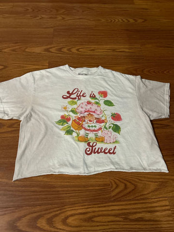 Strawberry shortcake Cropped t Women's - L