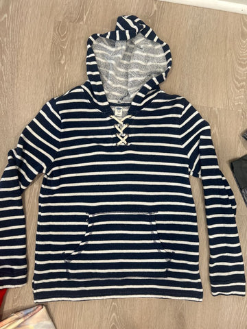 Old Navy Navy striped hoodie, terry cloth material 14