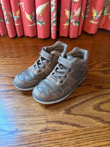 Stride Rite Brown Velcro boots 12 (Lil' Kid)