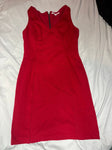 Seamline Cynthia Steffe red cocktail style dress EUC Women's 6