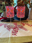 Lilly Pulitzer Pink acrylic wine glasses Kitchen