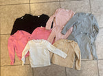 SHEIN 8 thin fleece tops EUC 2T