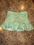 BCG Green skirt with built in shorts sized a 6 but fits a 5T EUC 5T/5
