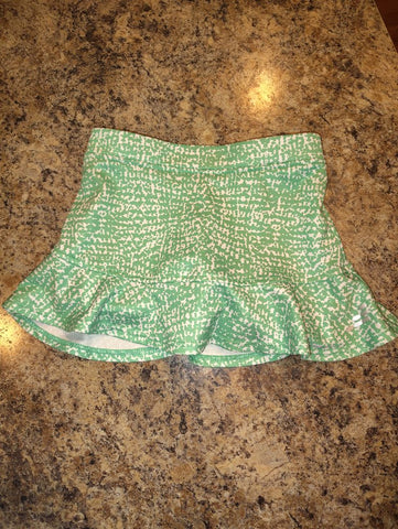 BCG Green skirt with built in shorts sized a 6 but fits a 5T EUC 5T/5