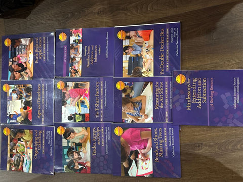 Math through learning 10 book set Elementary level books Curriculum