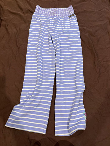 Matilda jane Purple stripe pants 10