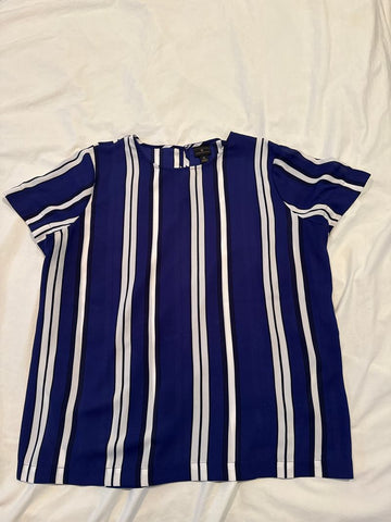 Worthington Navy and white strips Women's XL 16