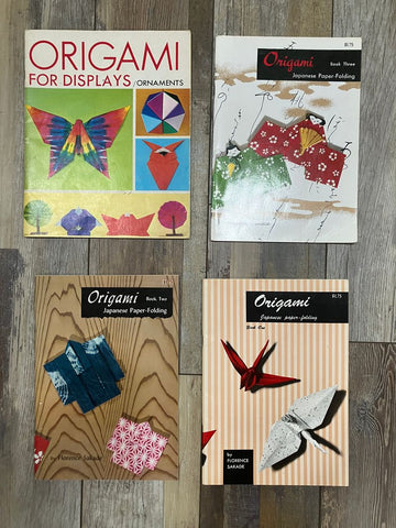 Set of 4 Origami books Fair to Good Condition Miscellaneous