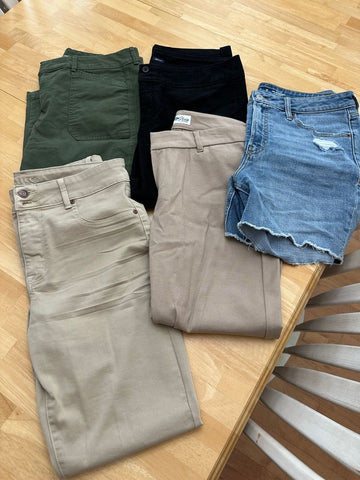 Old Navy, various Lot of pixie pants & shorts Women's 12
